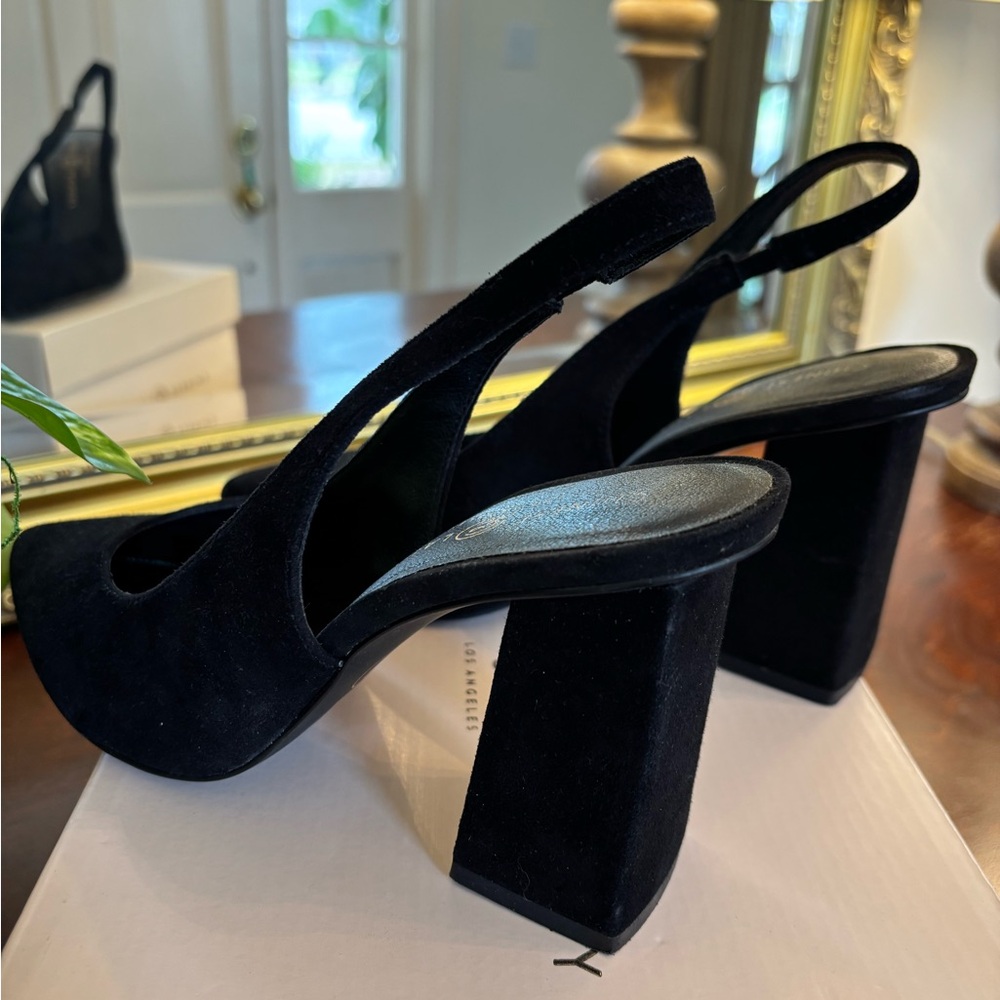 Chinese Laundry Black Women's Slingback Heels - Picture 2 of 8
